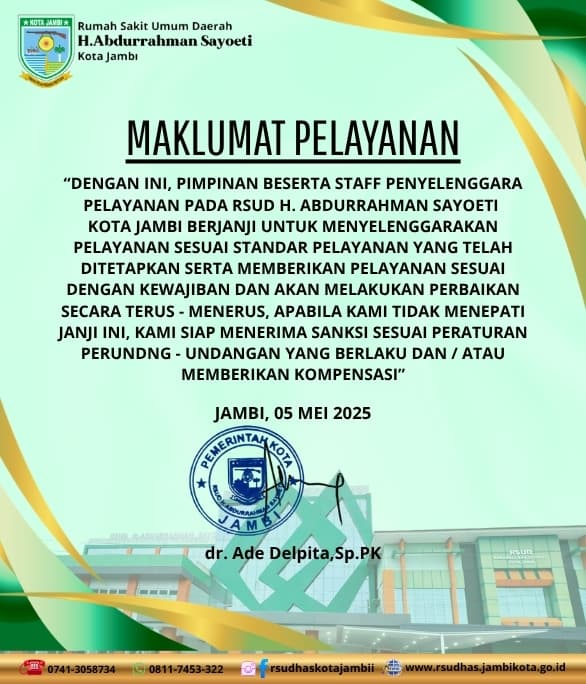 Maklumat Pelayanan